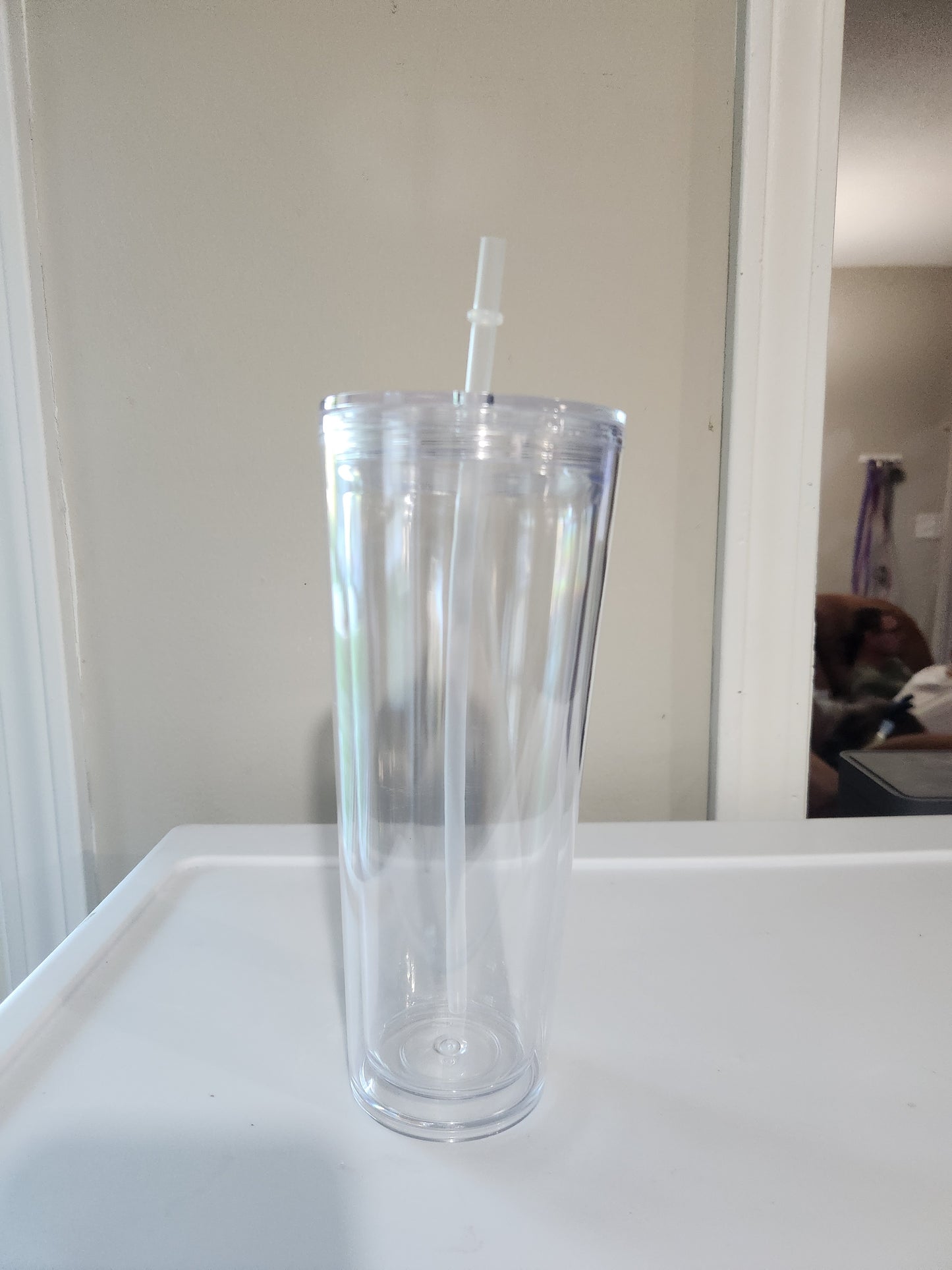 24 oz. Acrylic Snowglobe Tumbler
