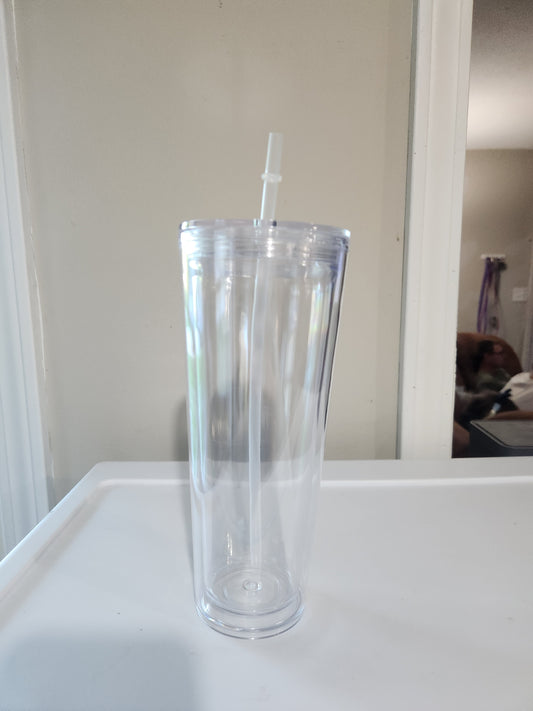 24 oz. Acrylic Snowglobe Tumbler