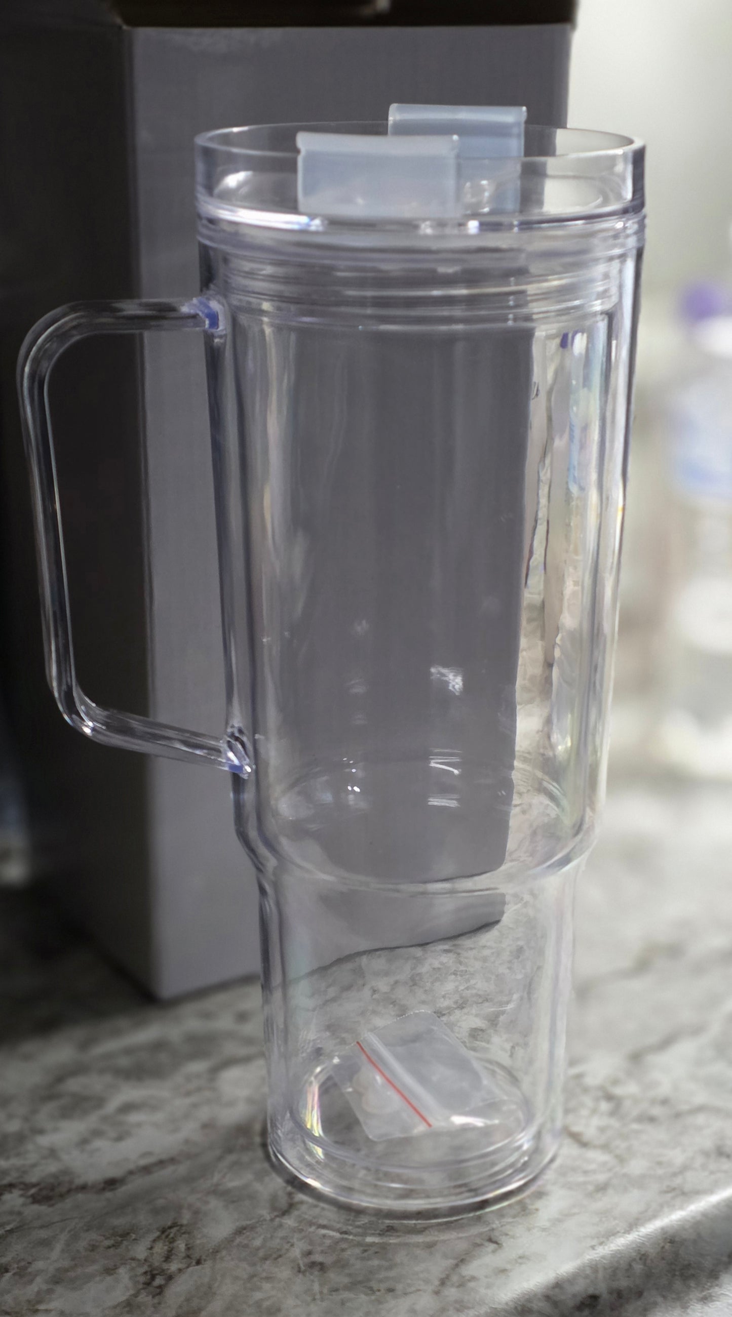 40 oz Acrylic Snowglobe Tumbler