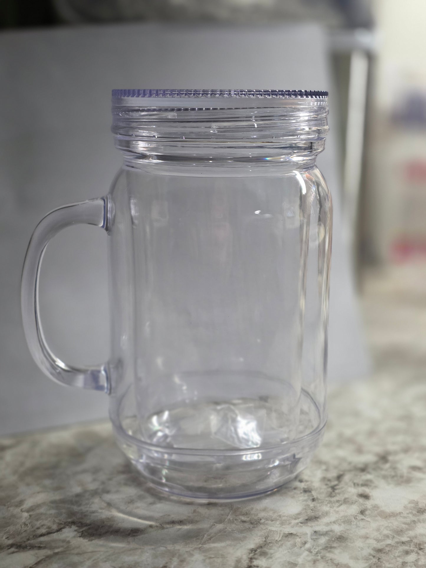 Mason Jar Acrylic 20 oz Cup