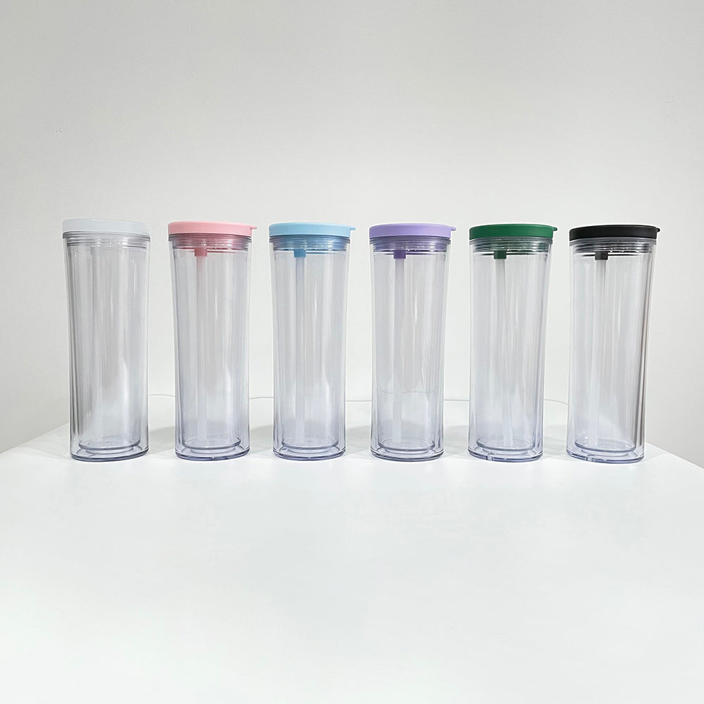 20 oz. Acrylic Snowglobe Water Bottle