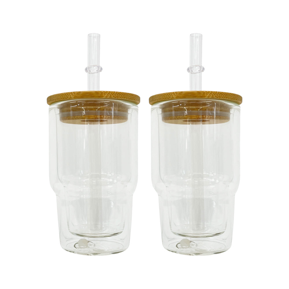 3 oz. Mini Glass Snowglobe Tumbler
